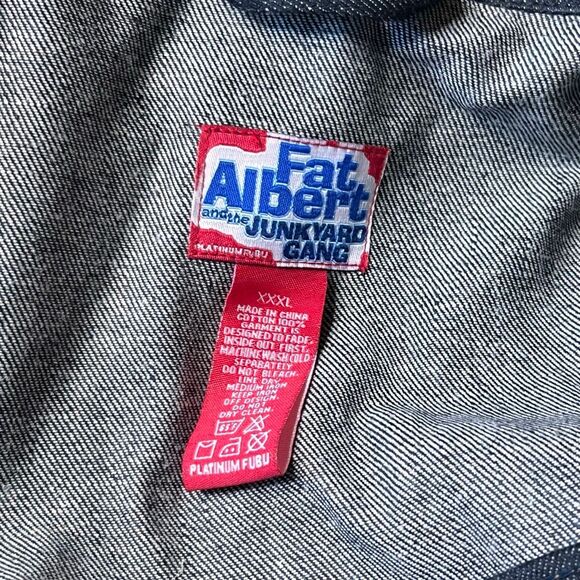 Vintage Y2K FUBU Fat Albert Denim Jacket Trucker 3XL - Picture 7 of 8
